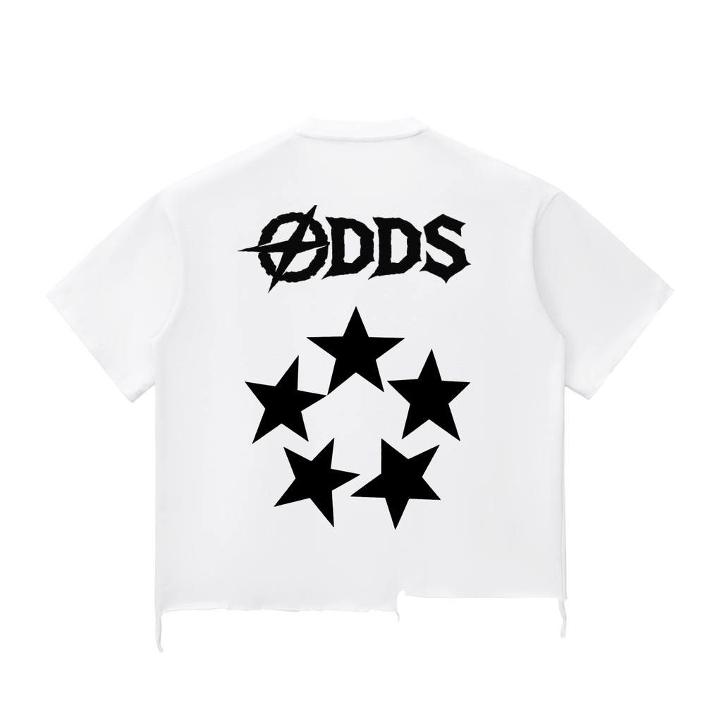“5-Star” Distressed Heavyweight Tee