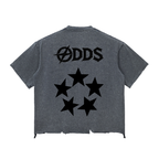 “5-Star” Distressed Heavyweight Tee